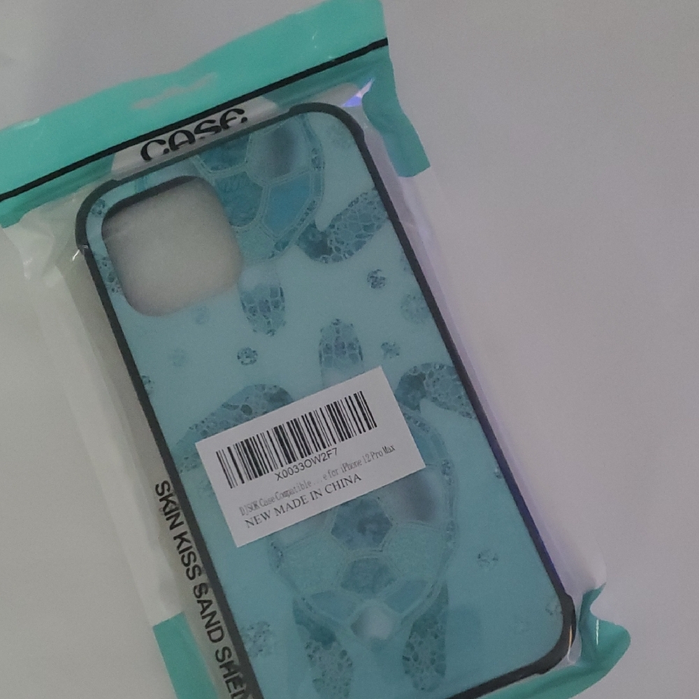 Case Blue Turtle Design  IP Phone 12 PRO Max Case